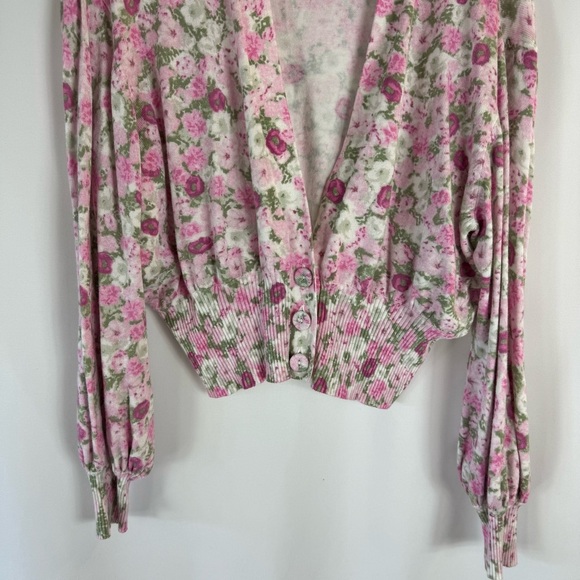 INC International Concepts Pink floral print Knit Top Size: M - Picture 6 of 16
